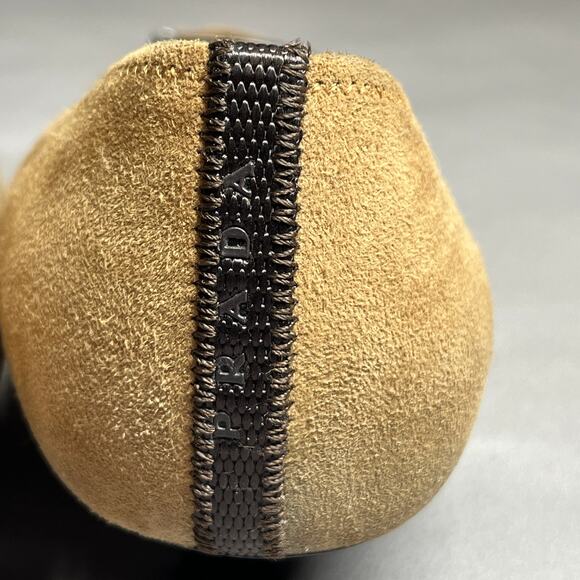 Prada Kitten Heels Iconic Mod Buckle Square Toe sz 40 (size 9.5-10) Old Money - Picture 7 of 16